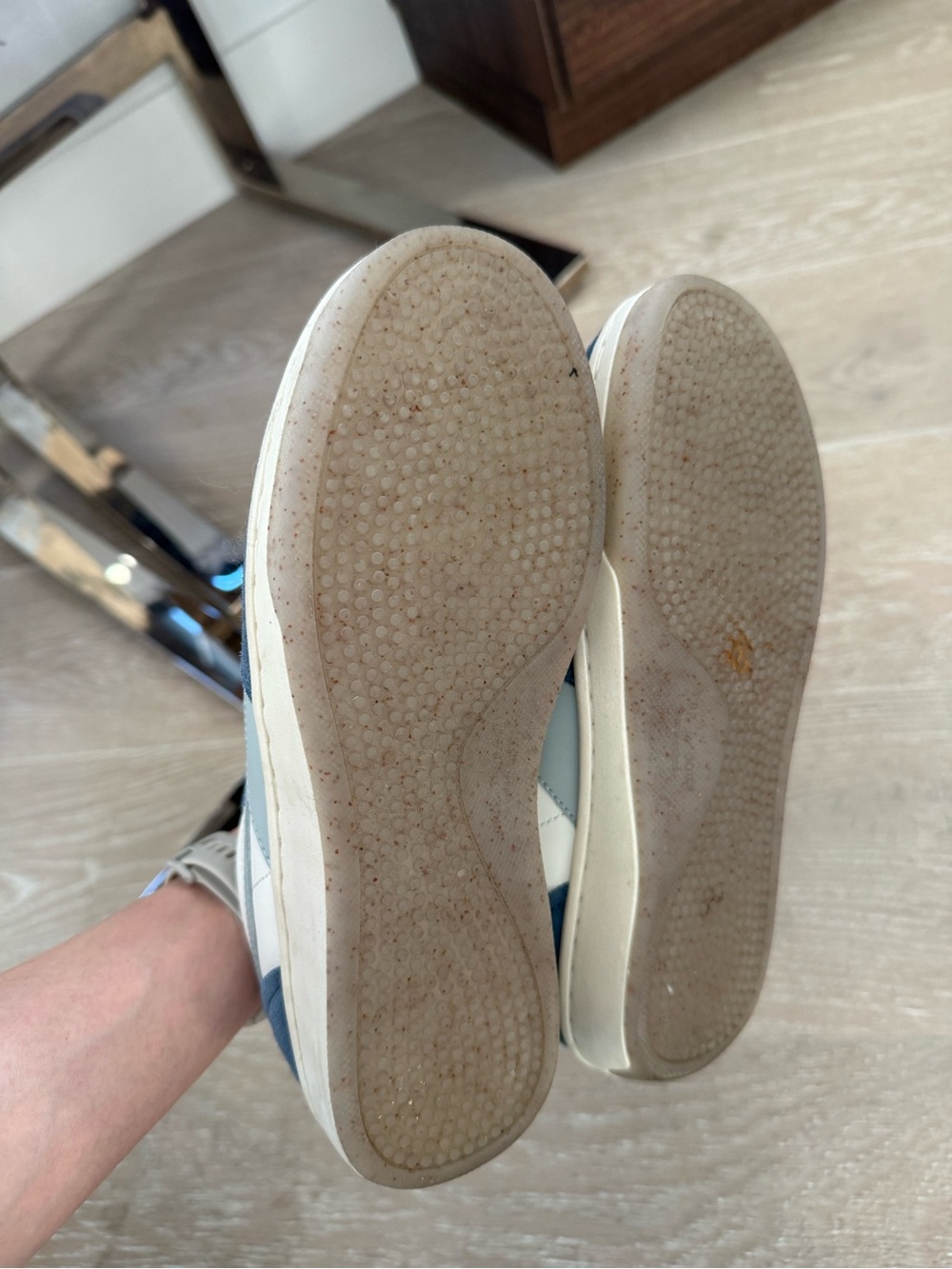 Rag & Bone retro court leather sneakers in Navy and White (limited edition) US 8 - Picture 12 of 15